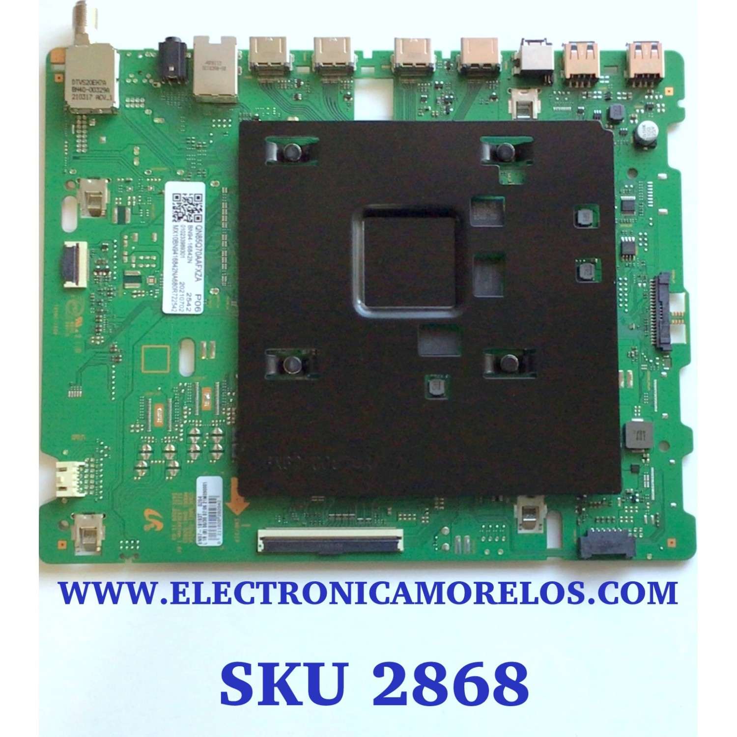MAIN ORIGINAL PARA TV SAMSUNG QLED UHD HDR 4K SMART TV / NUMERO DE PARTE BN94-16842N / BN41-02855A / BN97-18193T / T058C-780B / PANEL CY-QA085FGAV1H / MODELO QN85Q70 / QN85Q70AAFXZA / QN85Q70AAFXZA AA02
